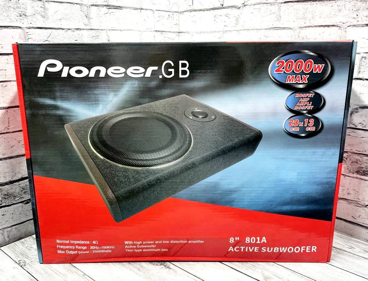 Сабвуфер под сиденье Pioneer.GB 801A
